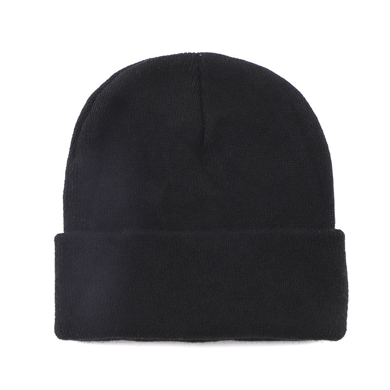 Wholesale Solid color knit hat  basic style beanie